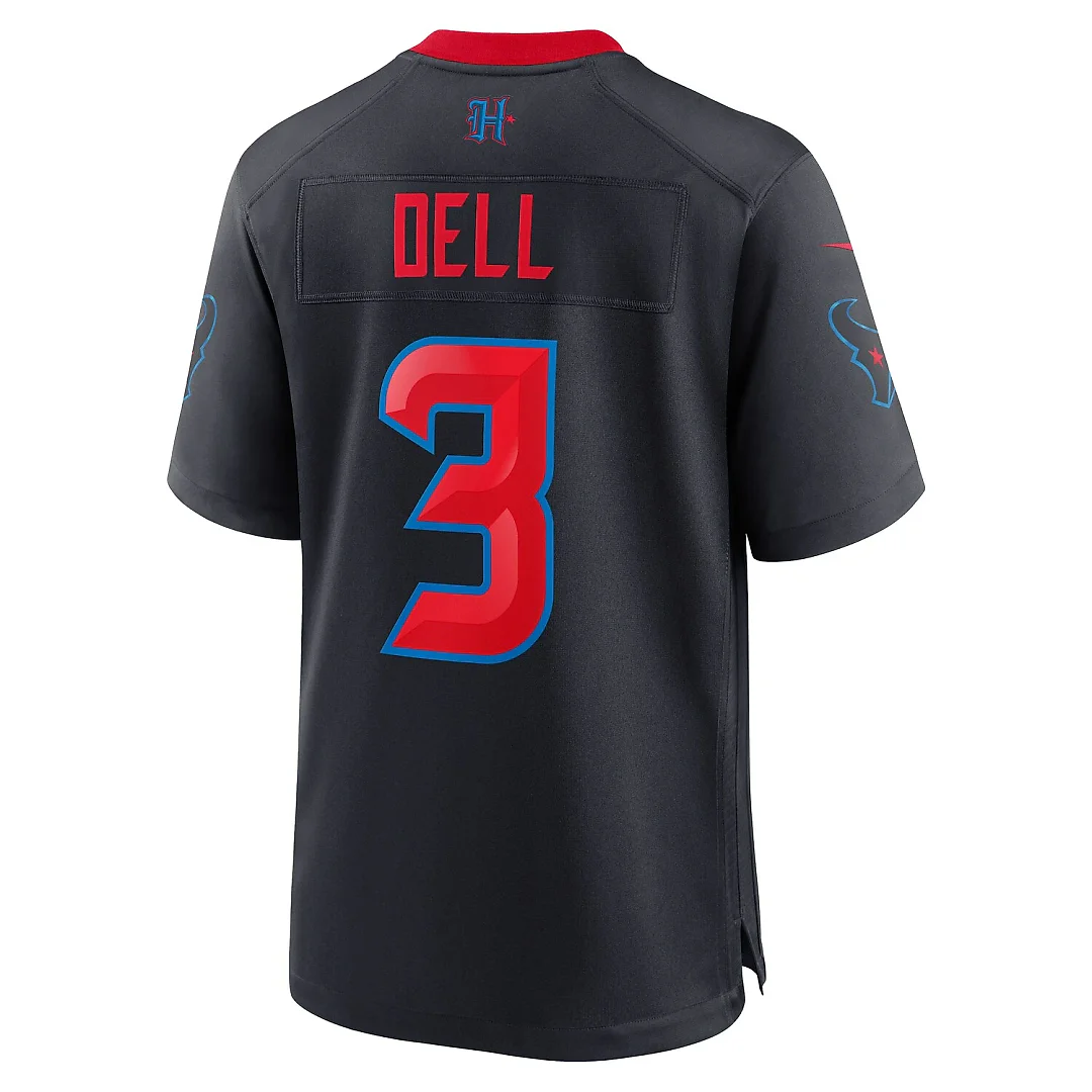 Zennovawear Tank Dell Houston Texans 2nd Alternate Game Jersey - Navy