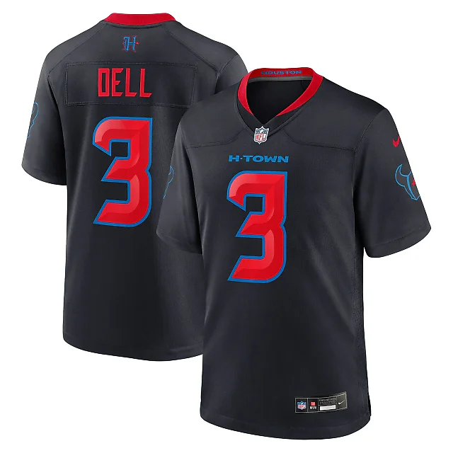 Zennovawear Tank Dell Houston Texans 2nd Alternate Game Jersey - Navy