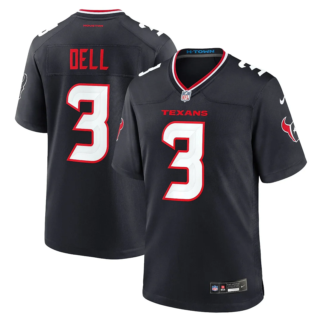 Zennovawear Tank Dell Houston Texans Game Jersey - Navy