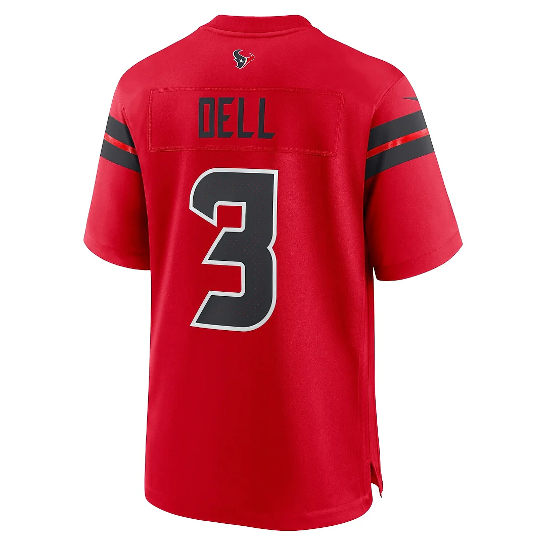 Zennovawear Tank Dell Houston Texans Alternate Game Jersey - Red