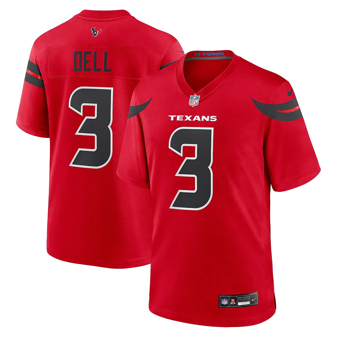 Zennovawear Tank Dell Houston Texans Alternate Game Jersey - Red