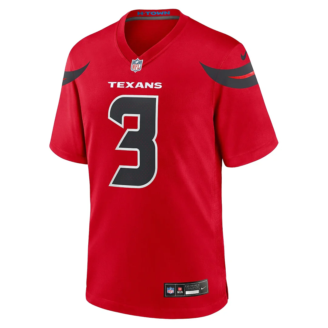 Zennovawear Tank Dell Houston Texans Alternate Game Jersey - Red