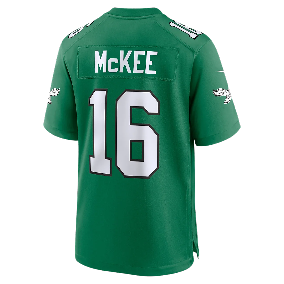 Zennovawear Tanner McKee Philadelphia Eagles Alternate Game Jersey - Kelly Green