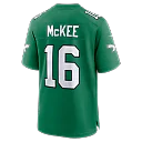 Zennovawear Tanner McKee Philadelphia Eagles Alternate Game Jersey - Kelly Green