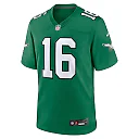 Zennovawear Tanner McKee Philadelphia Eagles Alternate Game Jersey - Kelly Green
