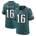 Zennovawear Tanner McKee Philadelphia Eagles Team Game Jersey - Midnight Green