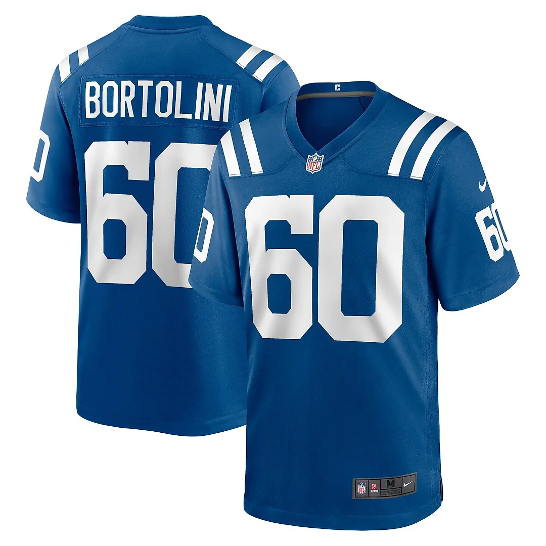 Zennovawear Tanor Bortolini Indianapolis Colts Game Jersey - Royal
