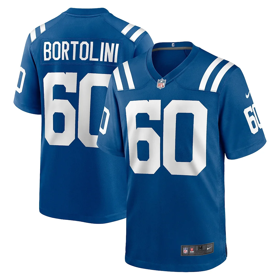 Zennovawear Tanor Bortolini Indianapolis Colts Game Jersey - Royal