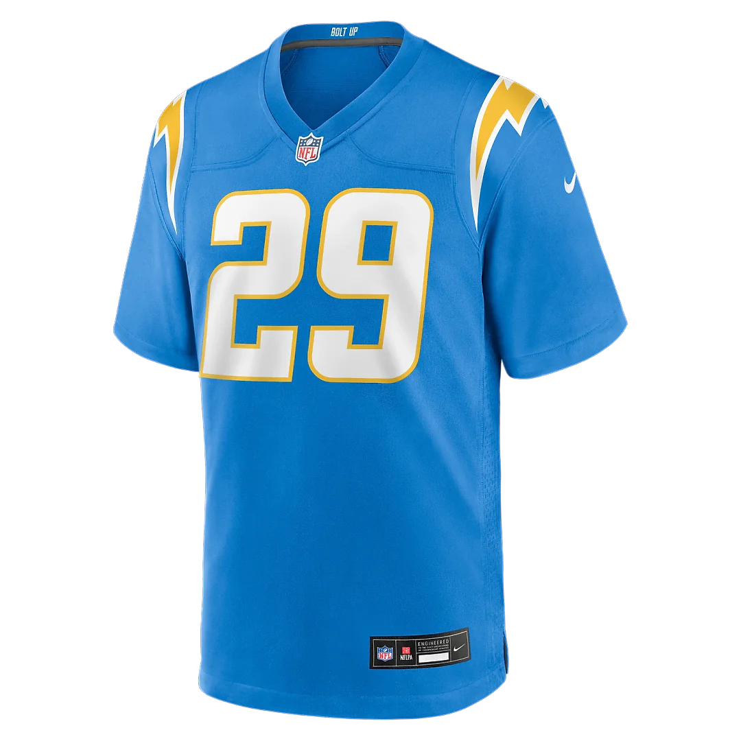 Zennovawear Tarheeb Still Los Angeles Chargers Team Game Jersey - Powder Blue