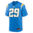 Zennovawear Tarheeb Still Los Angeles Chargers Team Game Jersey - Powder Blue