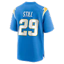 Zennovawear Tarheeb Still Los Angeles Chargers Team Game Jersey - Powder Blue