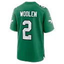 Zennovawear Tariq Woolen Philadelphia Eagles Alternate Game Jersey - Kelly Green