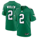 Zennovawear Tariq Woolen Philadelphia Eagles Alternate Game Jersey - Kelly Green