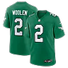 Zennovawear Tariq Woolen Philadelphia Eagles Alternate Game Jersey - Kelly Green