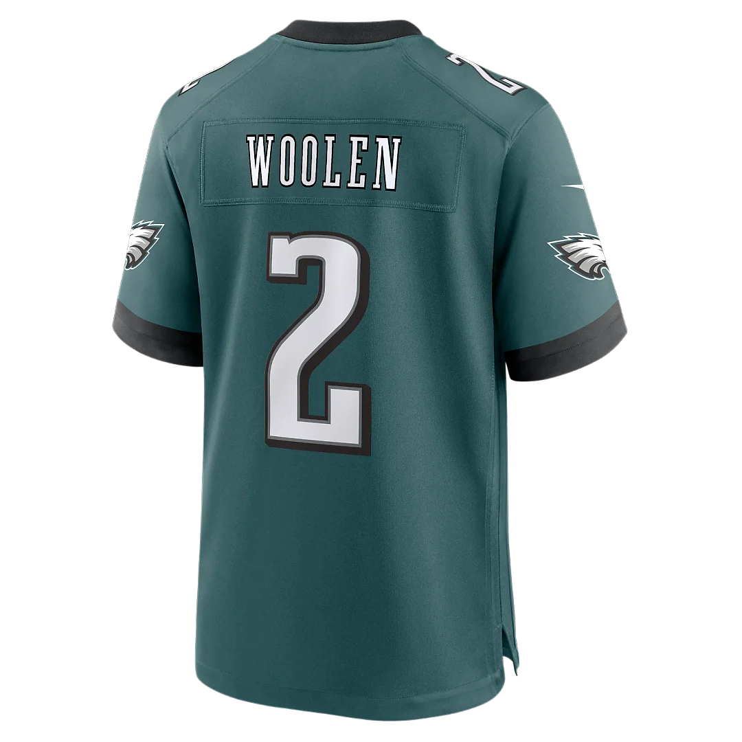 Zennovawear Tariq Woolen Philadelphia Eagles Team Game Jersey - Midnight Green