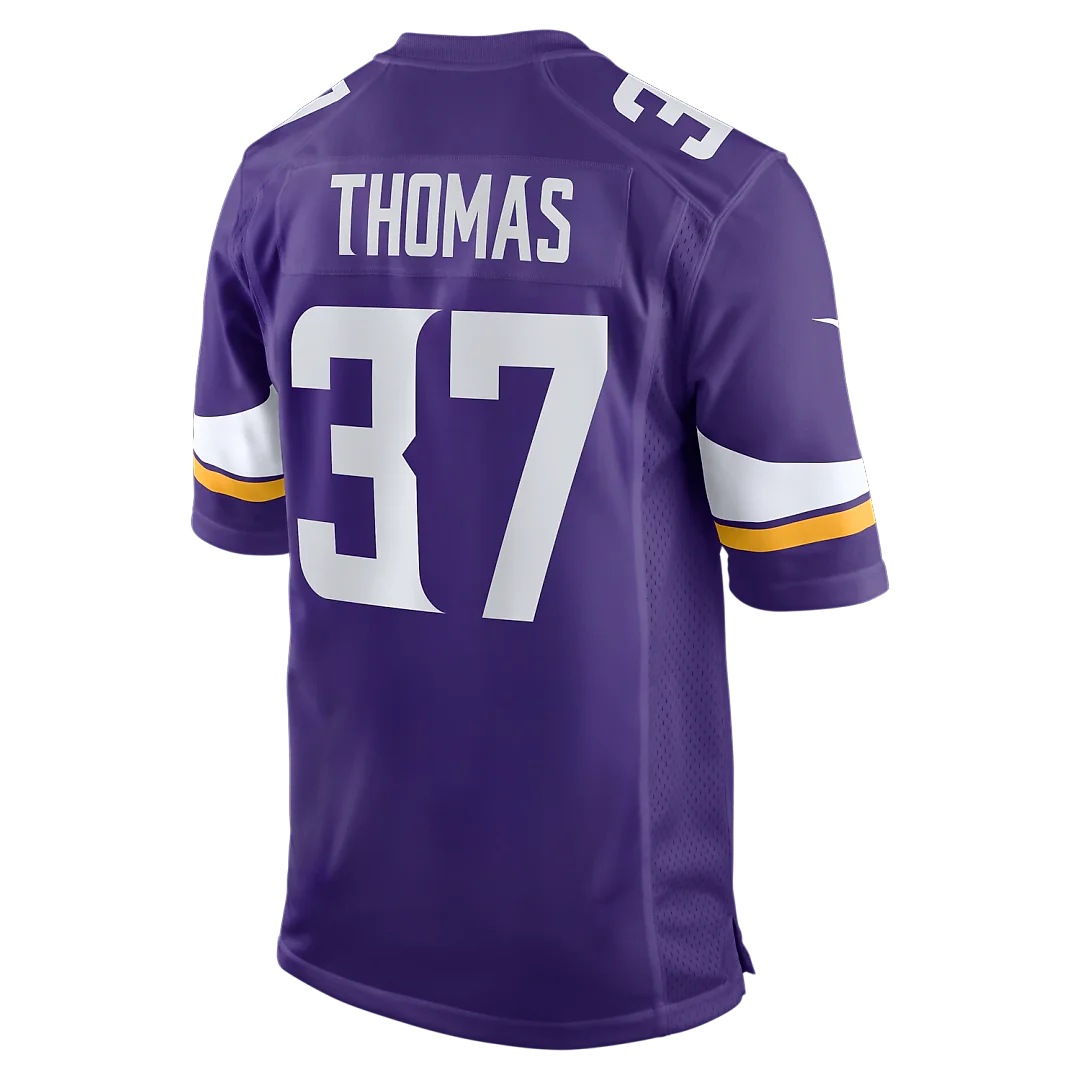 Zennovawear Tavierre Thomas Minnesota Vikings Team Game Jersey - Purple