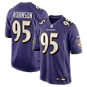 Zennovawear Tavius Robinson Baltimore Ravens Team Game Jersey - Purple