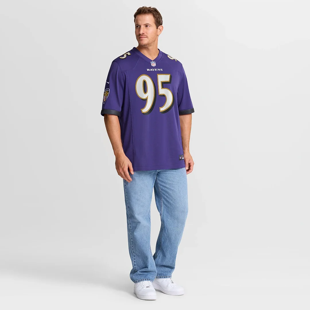 Zennovawear Tavius Robinson Baltimore Ravens Team Game Jersey - Purple