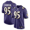 Zennovawear Tavius Robinson Baltimore Ravens Team Game Jersey - Purple