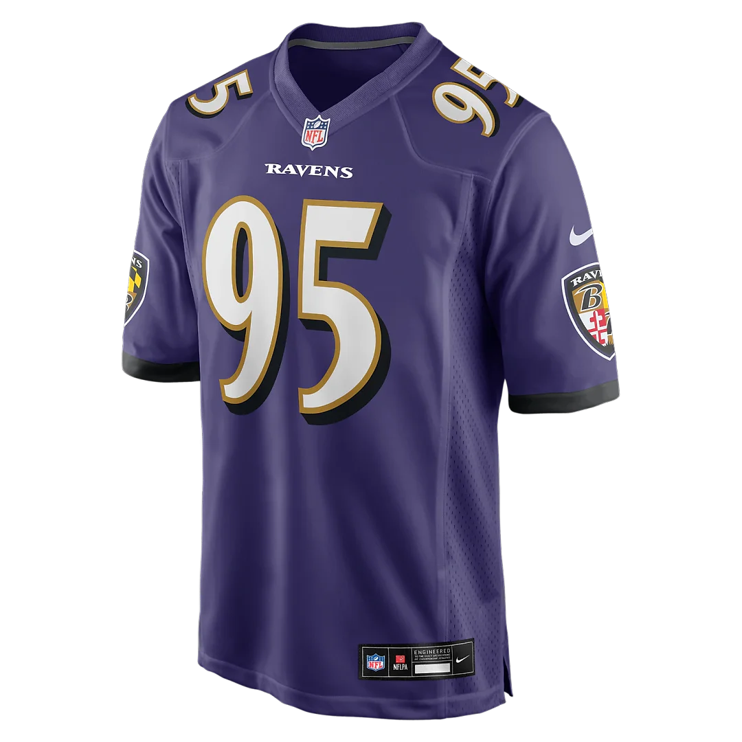 Zennovawear Tavius Robinson Baltimore Ravens Team Game Jersey - Purple