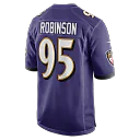 Zennovawear Tavius Robinson Baltimore Ravens Team Game Jersey - Purple