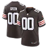 Zennovawear Taylen Green Cleveland Browns Game Jersey - Brown