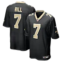 Zennovawear Taysom Hill New Orleans Saints Game Jersey - Black