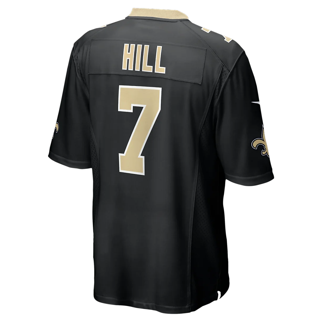 Zennovawear Taysom Hill New Orleans Saints Game Jersey - Black