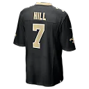Zennovawear Taysom Hill New Orleans Saints Game Jersey - Black
