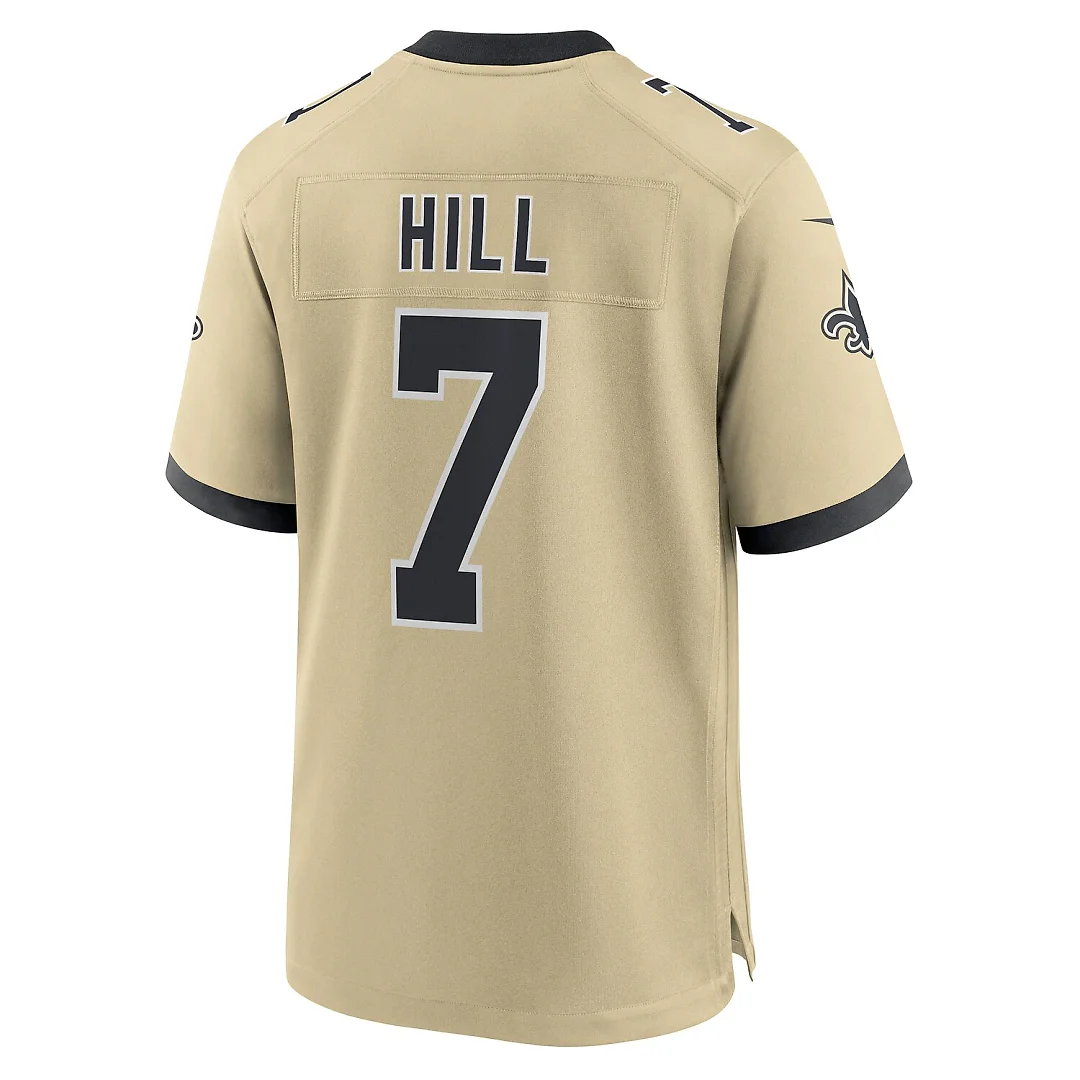 Zennovawear Taysom Hill New Orleans Saints Gameday Golds Alternate Game Player Jersey - Gold