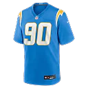 Zennovawear Teair Tart Los Angeles Chargers Team Game Jersey - Powder Blue