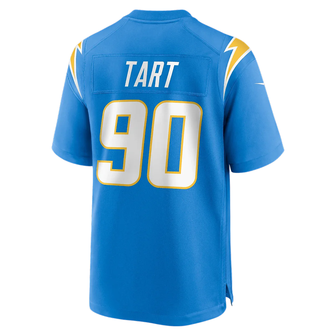 Zennovawear Teair Tart Los Angeles Chargers Team Game Jersey - Powder Blue