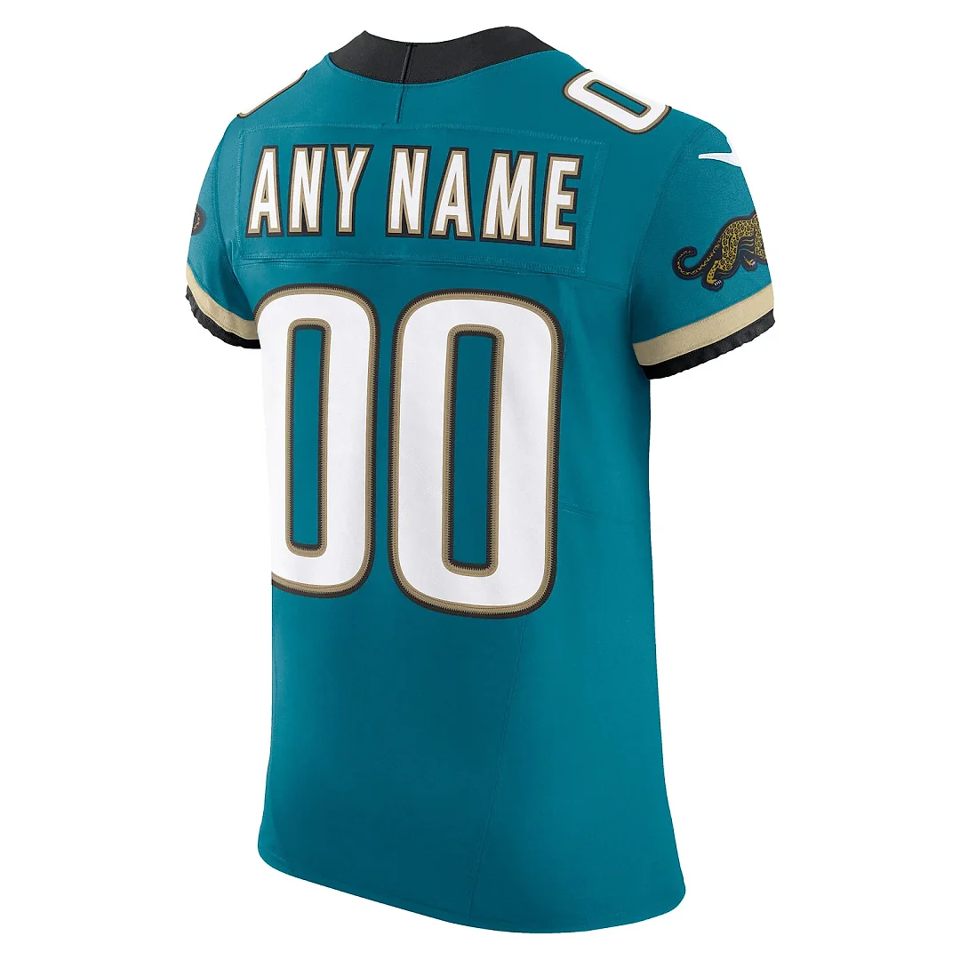 Zennovawear Jacksonville Jaguars Alternate Vapor FUSE. Elite Custom Jersey - Teal