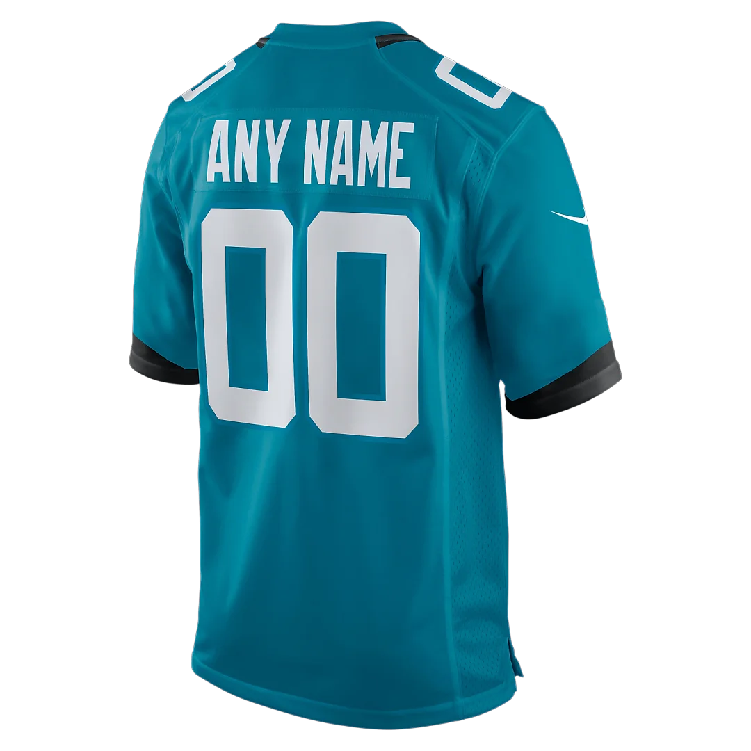 Zennovawear Jacksonville Jaguars Custom Game Jersey - Teal