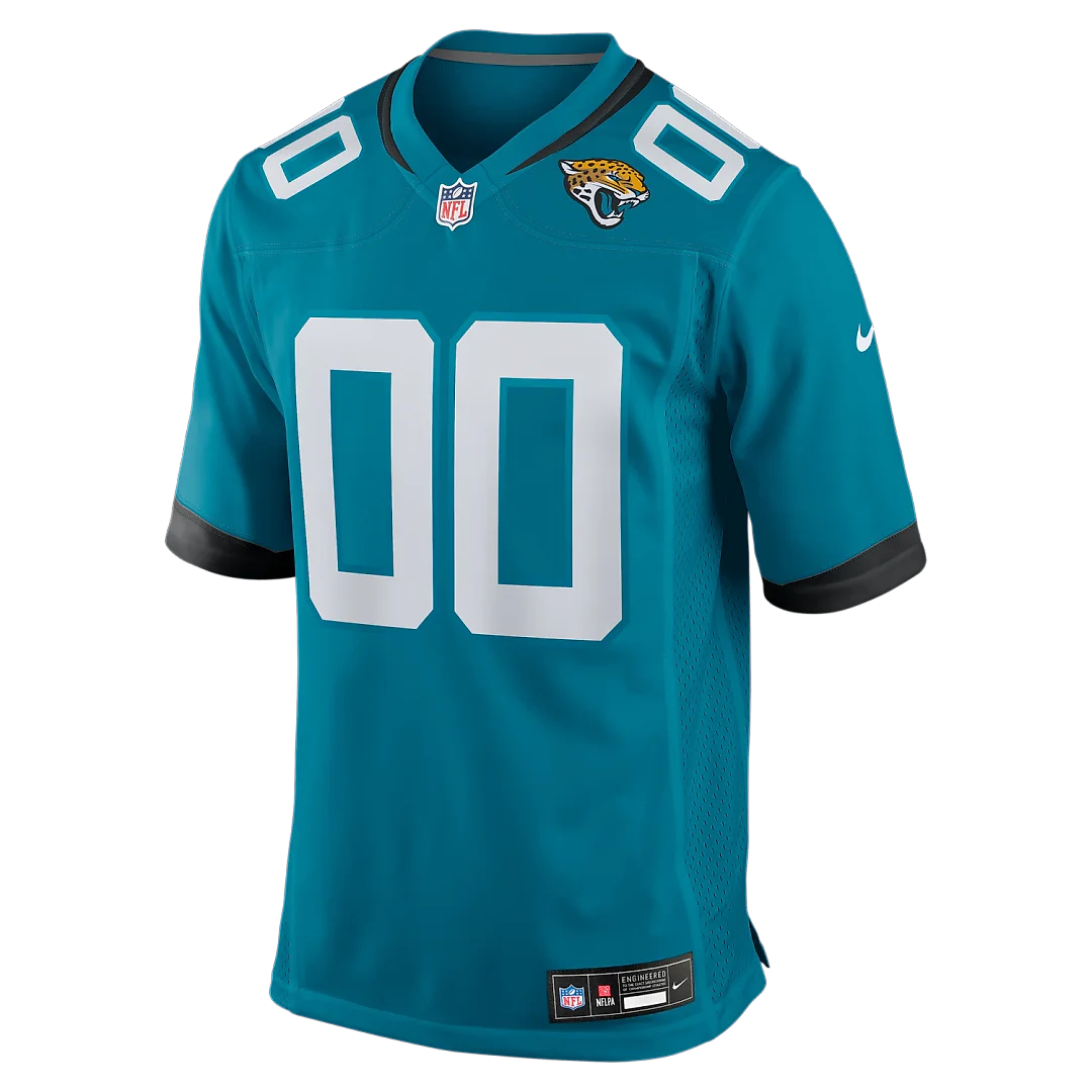 Zennovawear Jacksonville Jaguars Custom Team Game Jersey - Teal
