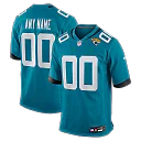 Zennovawear Jacksonville Jaguars Custom Team Game Jersey - Teal