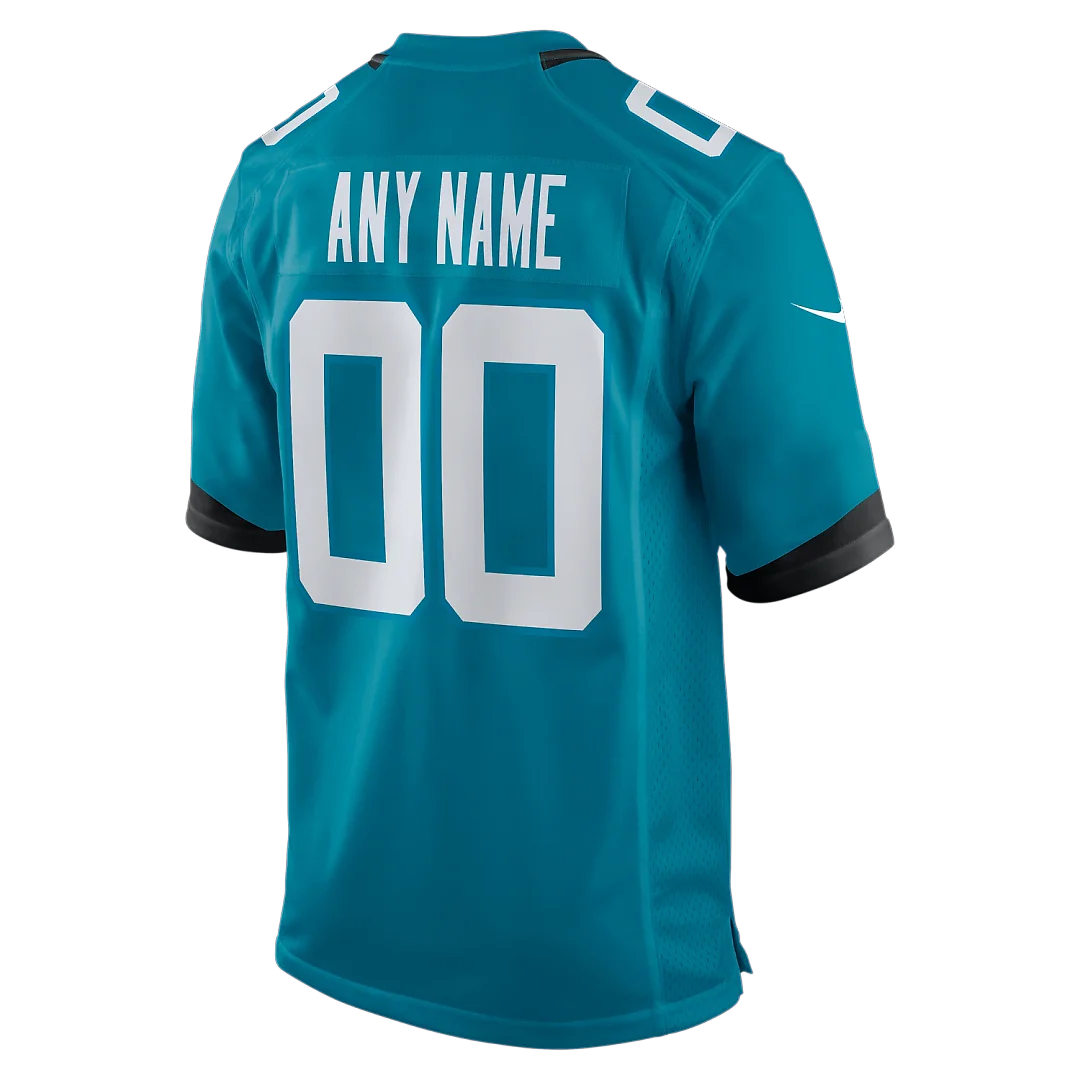 Zennovawear Jacksonville Jaguars Custom Team Game Jersey - Teal