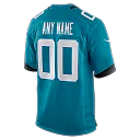 Zennovawear Jacksonville Jaguars Custom Team Game Jersey - Teal