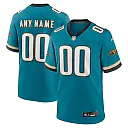 Zennovawear Jacksonville Jaguars Prowler Throwback Custom Game Jersey - Teal