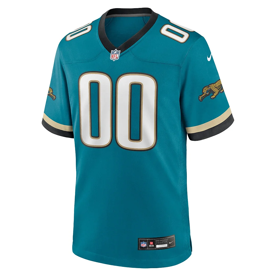 Zennovawear Jacksonville Jaguars Prowler Throwback Custom Game Jersey - Teal