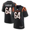 Zennovawear Ted Karras Cincinnati Bengals Game Player Jersey - Black