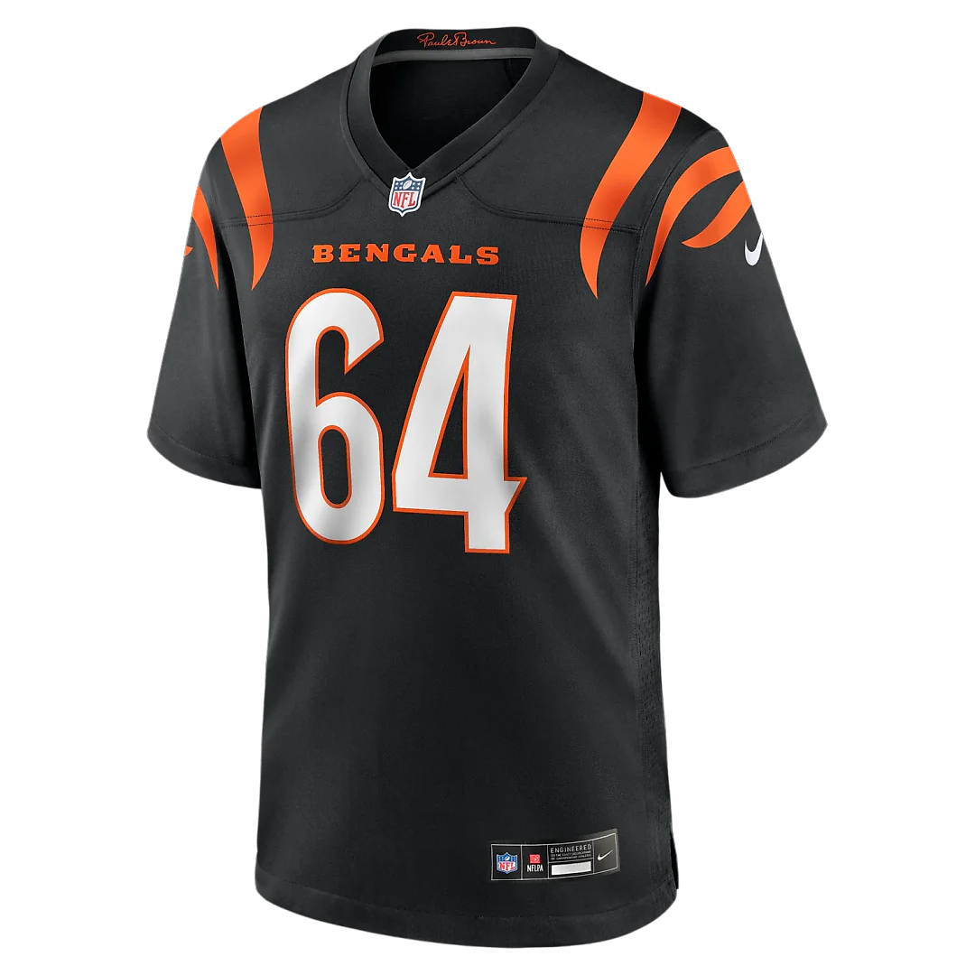 Zennovawear Ted Karras Cincinnati Bengals Game Player Jersey - Black