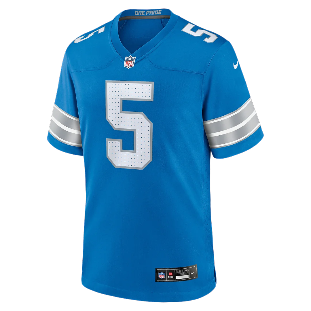 Zennovawear Teddy Bridgewater Detroit Lions Team Game Jersey - Blue