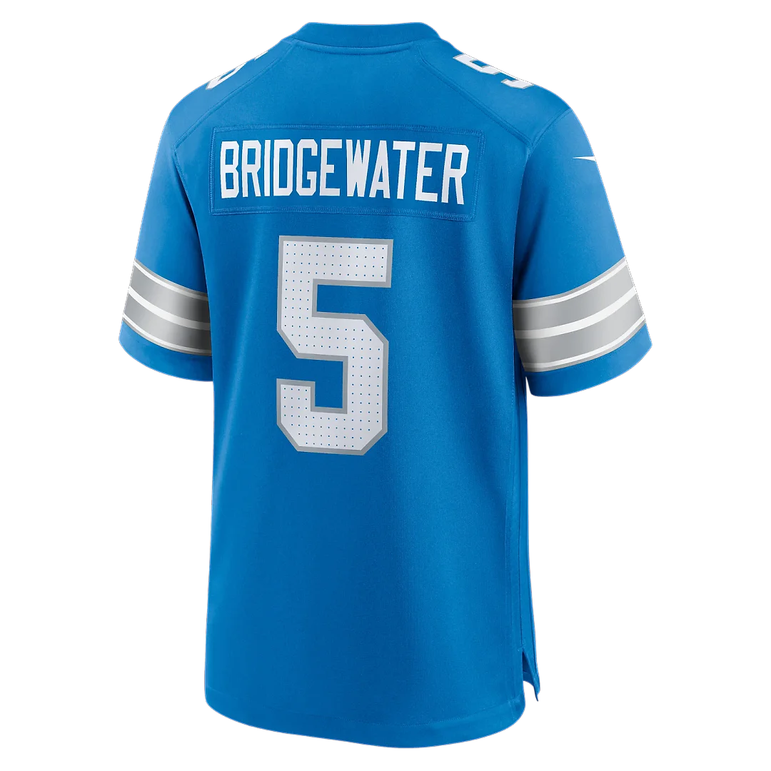 Zennovawear Teddy Bridgewater Detroit Lions Team Game Jersey - Blue