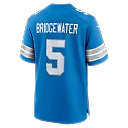 Zennovawear Teddy Bridgewater Detroit Lions Team Game Jersey - Blue