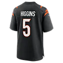 Zennovawear Tee Higgins Cincinnati Bengals Game Player Jersey - Black