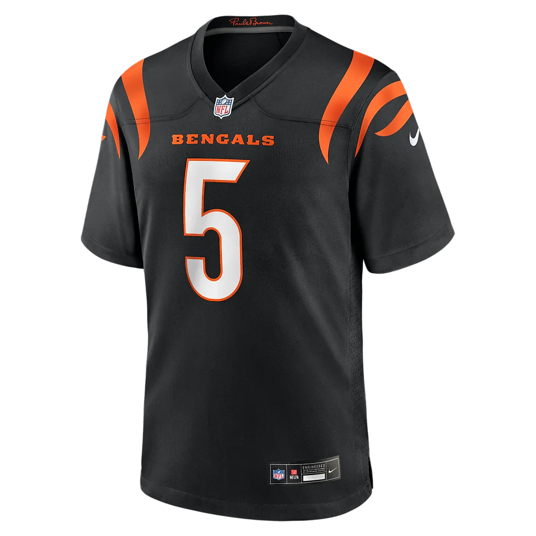 Zennovawear Tee Higgins Cincinnati Bengals Game Player Jersey - Black