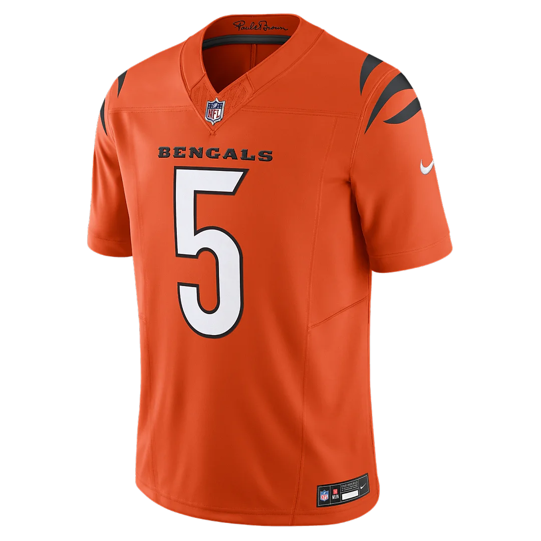 Zennovawear Tee Higgins Cincinnati Bengals Vapor FUSE. Limited Jersey - Orange
