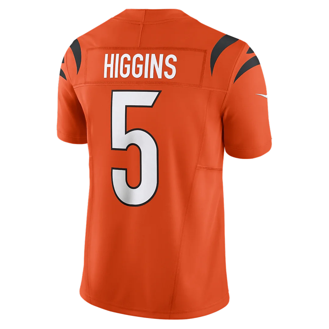 Zennovawear Tee Higgins Cincinnati Bengals Vapor FUSE. Limited Jersey - Orange