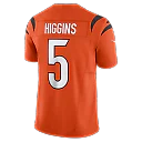 Zennovawear Tee Higgins Cincinnati Bengals Vapor FUSE. Limited Jersey - Orange